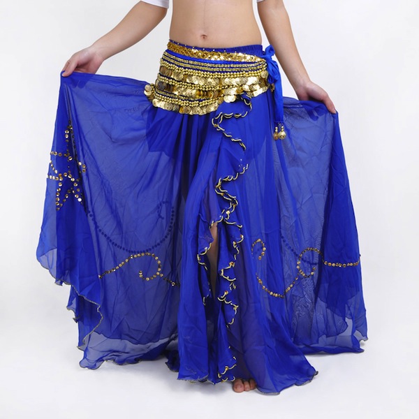 Performance Chiffon Belly Dance Skirt